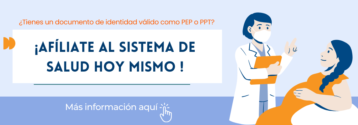 Afiliación a salud población venezolana.